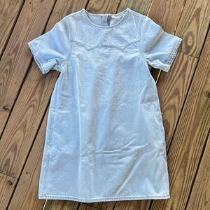 NWOT Levi's Tee Dress - Short Sleeve - Denim Mini - Zip Back - Women's Small